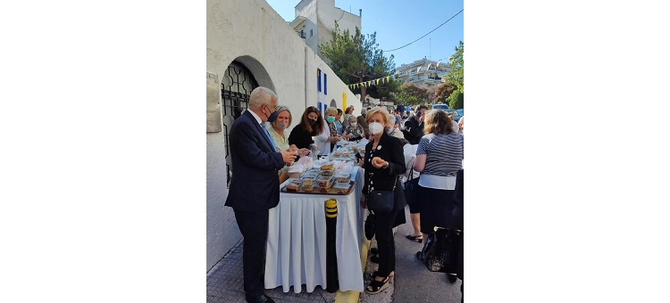 Στον Ιερό Ναό του Αγ. Ιωάννη του Θεολόγου στα Μετέωρα. (Στις 26-9-21)