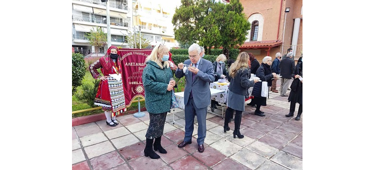 Στον Ιερό Ναό Μεταμόρφωσης του Σωτήρος, ανήμερα της Αγίας Βαρβάρας. (Στις 4-12-2021)